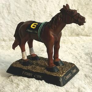 Funny Cide #6 Kentucky Derby Winner Churchill Downs Bobblehead Horse
